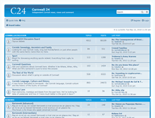 Tablet Screenshot of cornwall24.co.uk